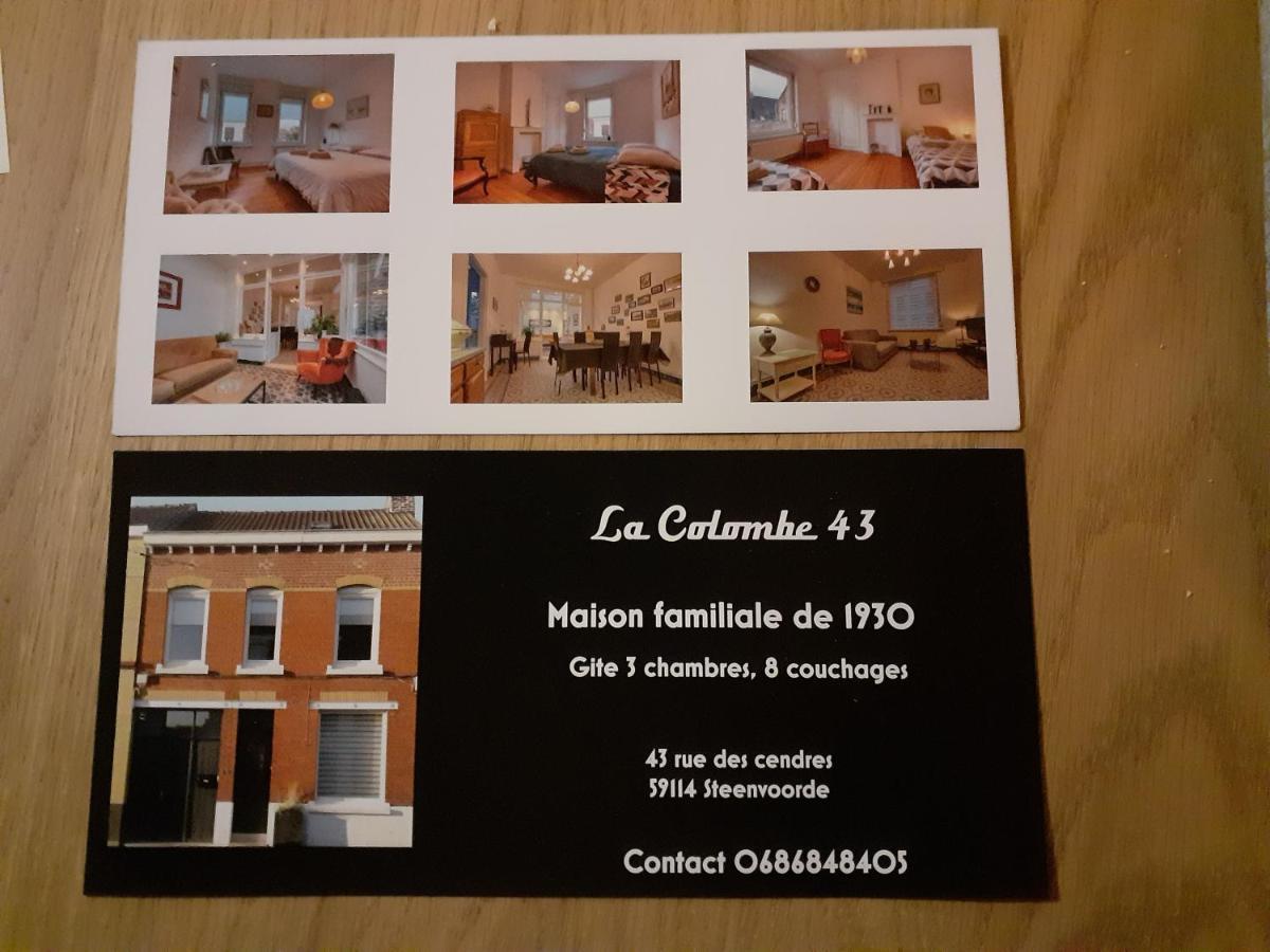 La Colombe 43 Villa Steenvoorde ภายนอก รูปภาพ
